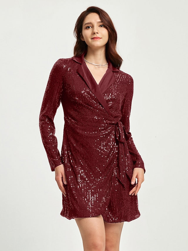 Pretty Sparkly Sequin Party Dress