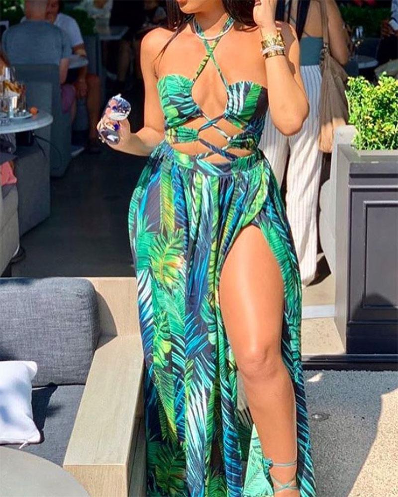 Palm Springs Sexy Maxi Dress