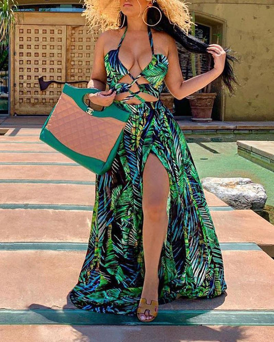 Palm Springs Sexy Maxi Dress