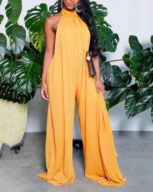 Loose Wide-Leg Pants Maternity Jumpsuit