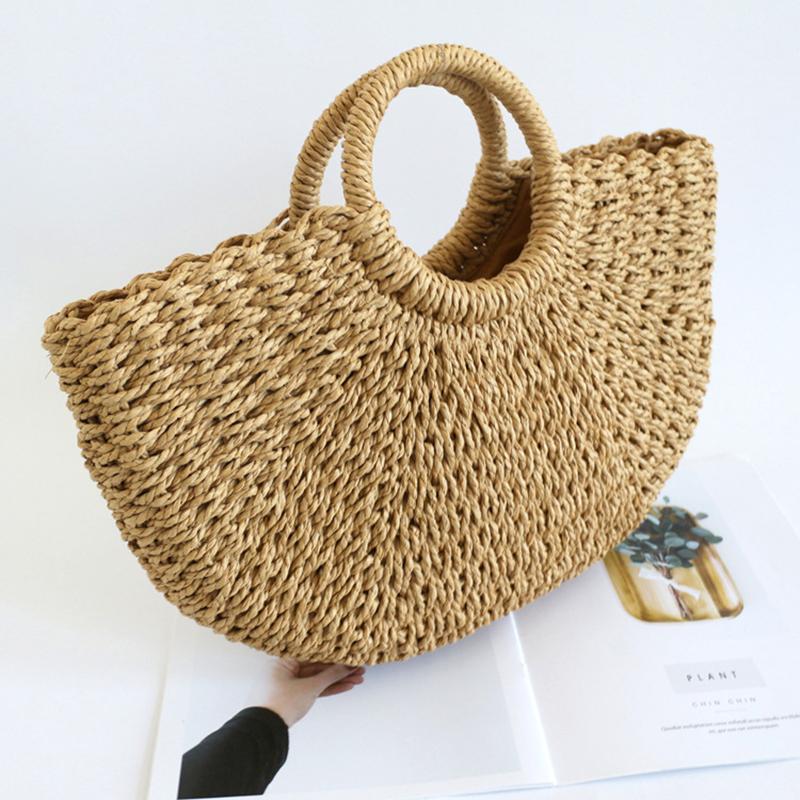 Summer Handmade Bags Straw Bag Wrapped Beach Bag