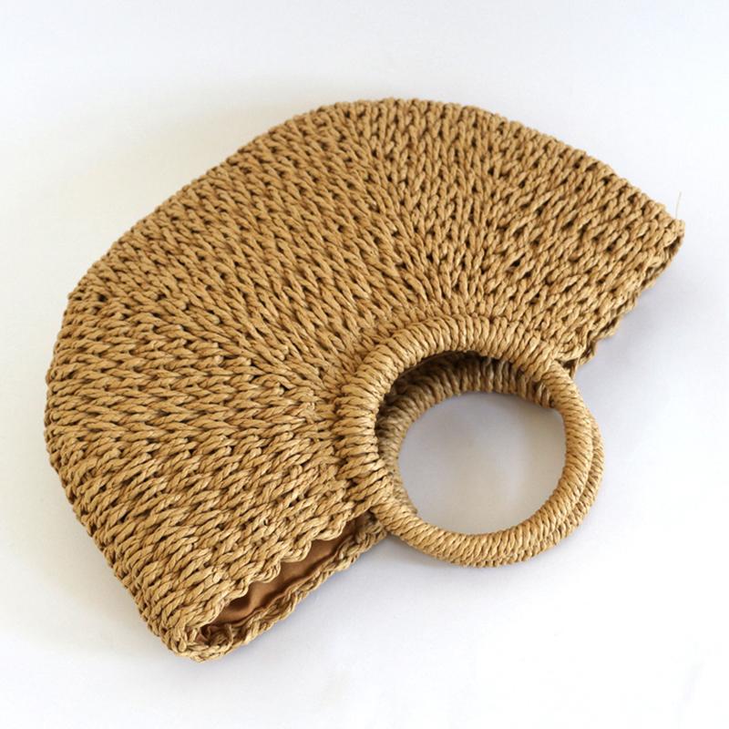 Summer Handmade Bags Straw Bag Wrapped Beach Bag