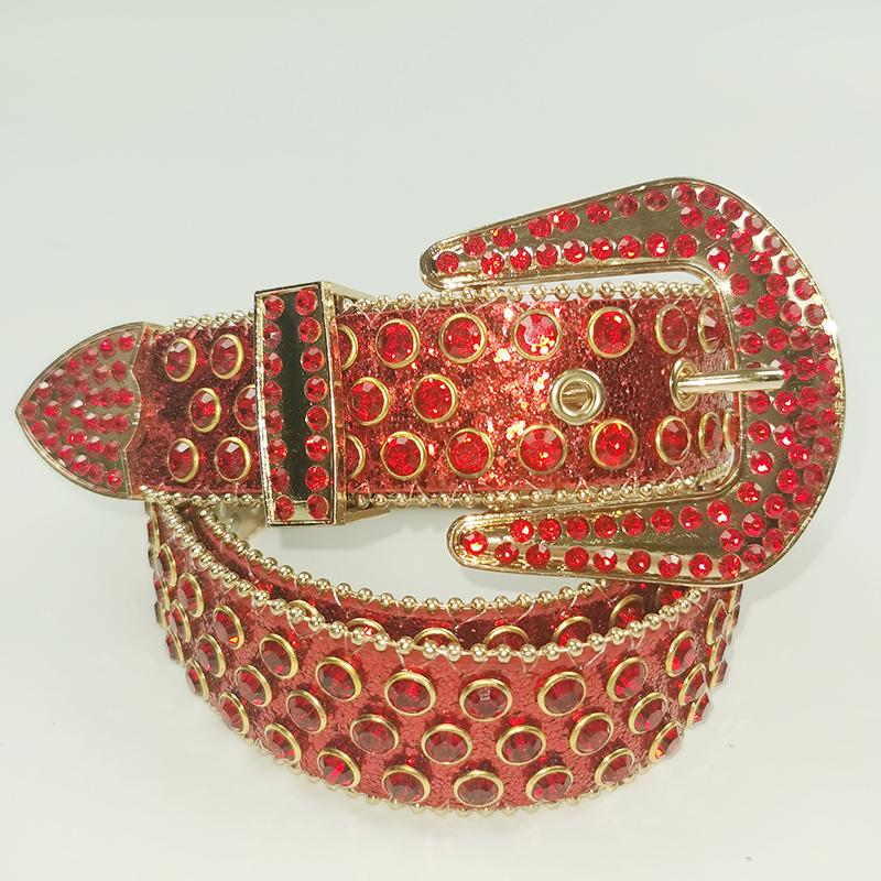 Women's diamond belt