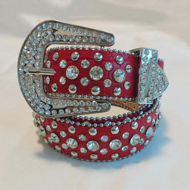 Women's diamond belt