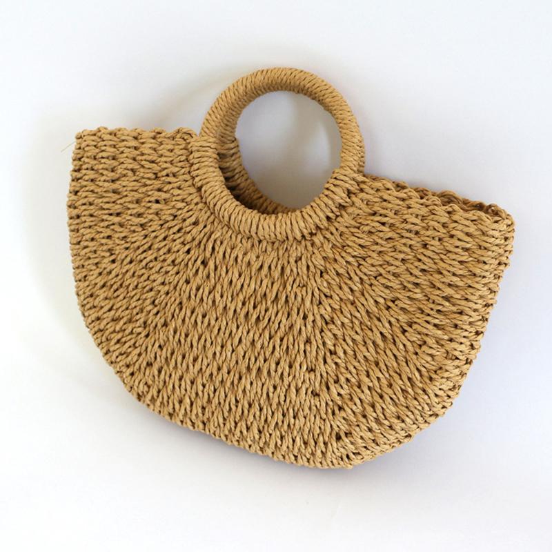 Summer Handmade Bags Straw Bag Wrapped Beach Bag