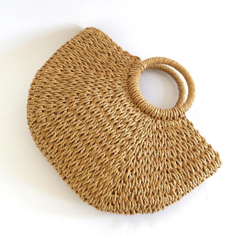 Summer Handmade Bags Straw Bag Wrapped Beach Bag