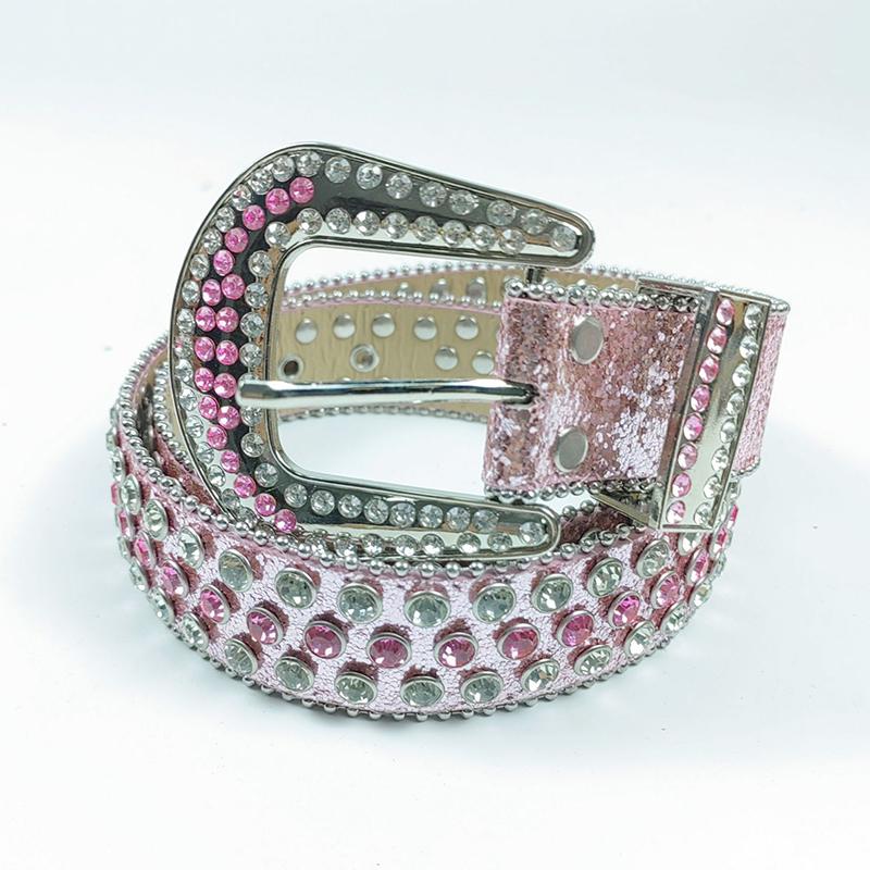 Women's diamond belt