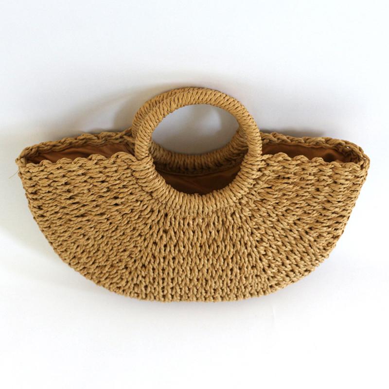 Summer Handmade Bags Straw Bag Wrapped Beach Bag