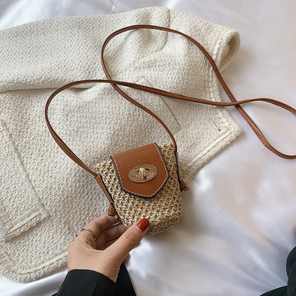 Mini Braided Crossbody Bag