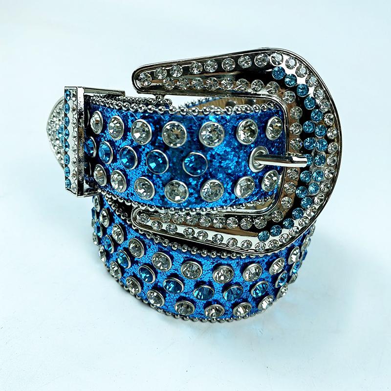 Women's diamond belt