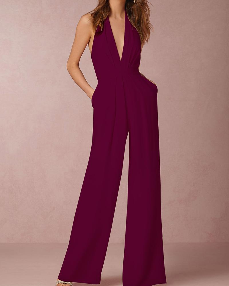 Sexy Sleeveless Jumpsuit