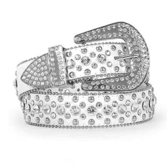 Women's diamond belt