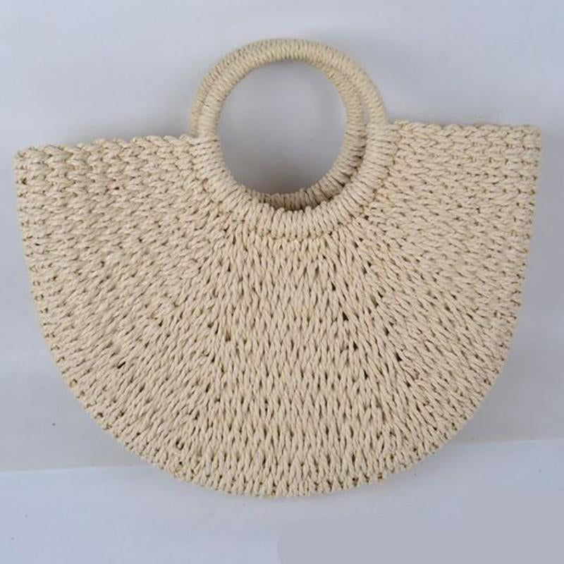 Summer Handmade Bags Straw Bag Wrapped Beach Bag