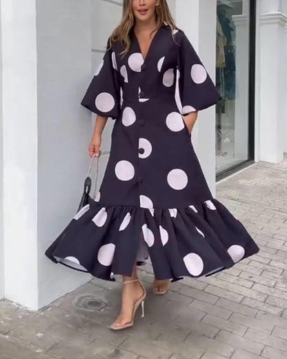 Pop Style Long Casual Dress